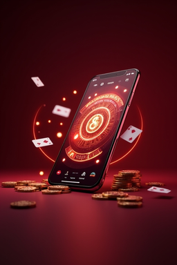 Smartphone showing Deloro Casino app